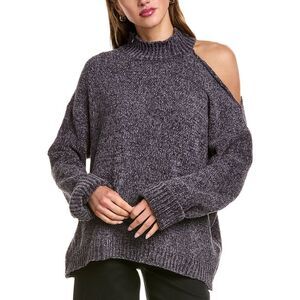 Jak Womens  Chenille Sweater, Gray
